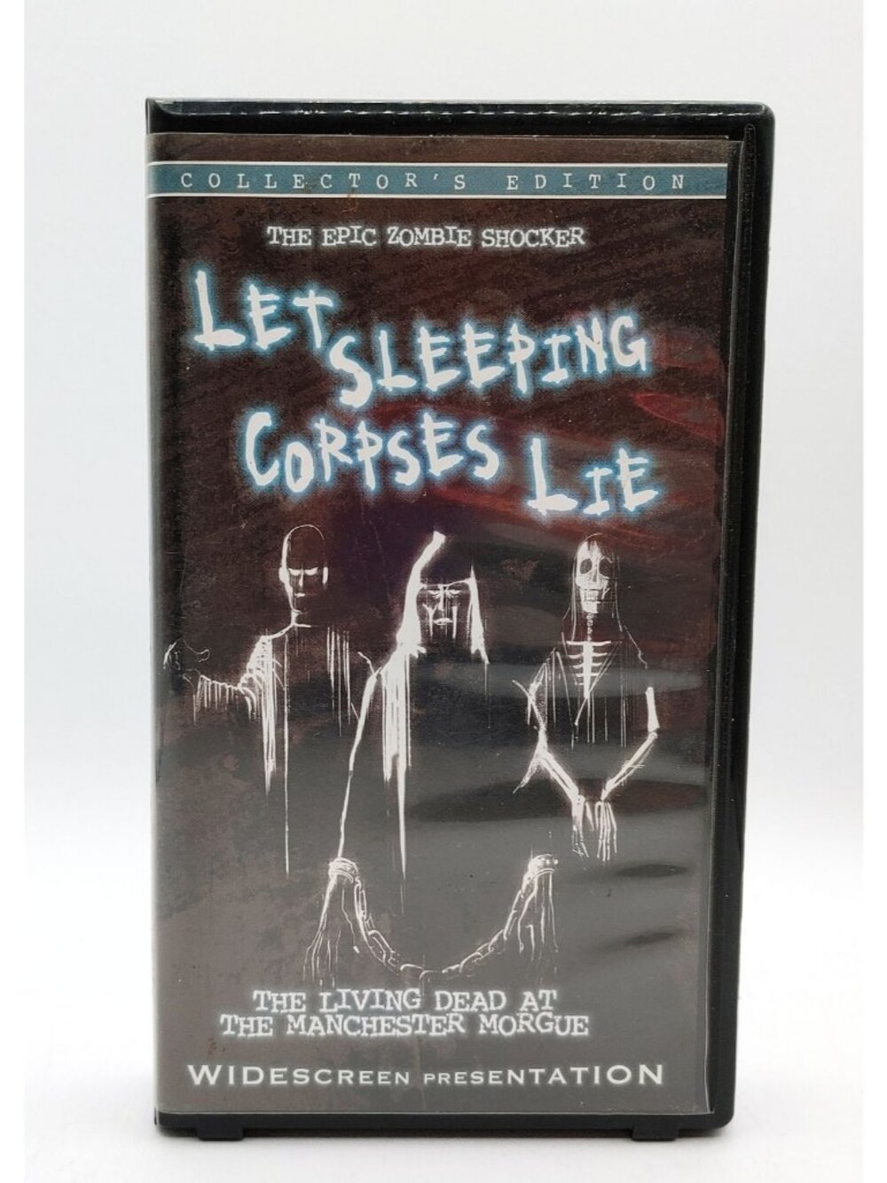 Let Sleeping Corpses Lie VHS OOP Horror Hard Clamshell Case Widescreen